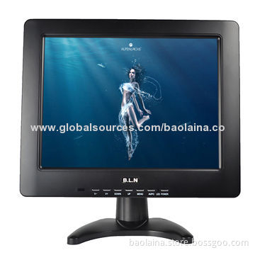 12.1 inch portable car PC monitor AV/VGA input desktop